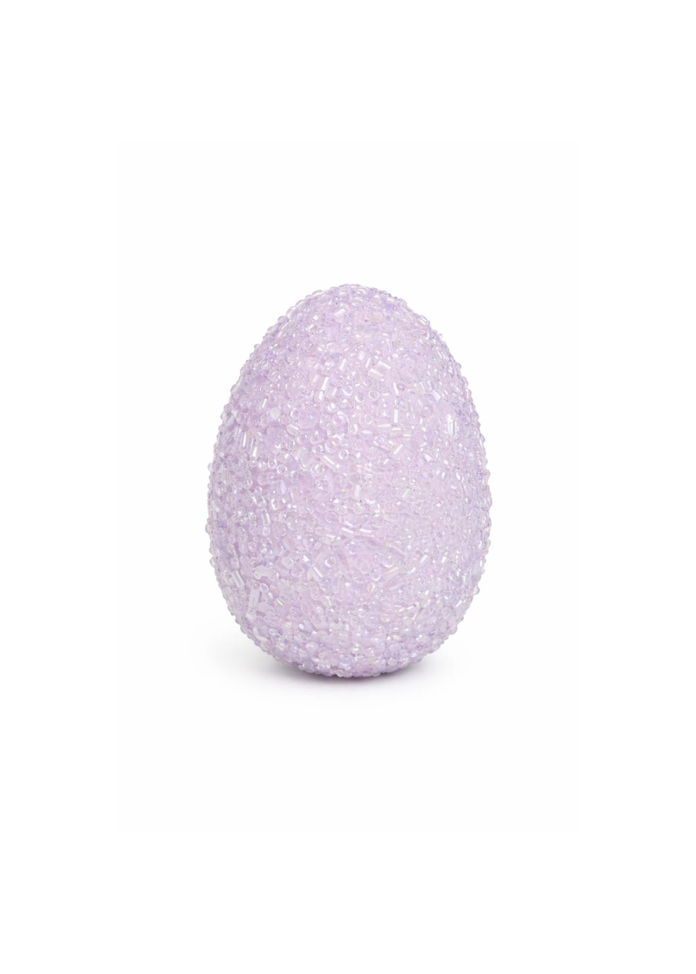 Beaded Easter Egg in Purple