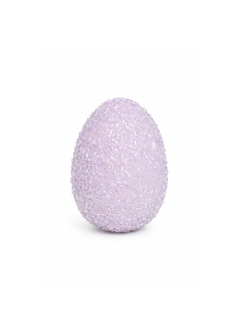 Beaded Easter Egg in Purple