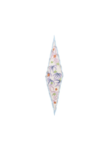 Ethereal Mirage Silk Diamond Scarf in Pastel