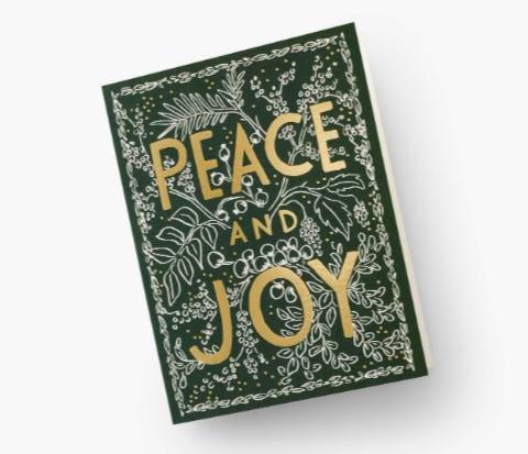 Evergreen Peace Illustrated Greeting Card