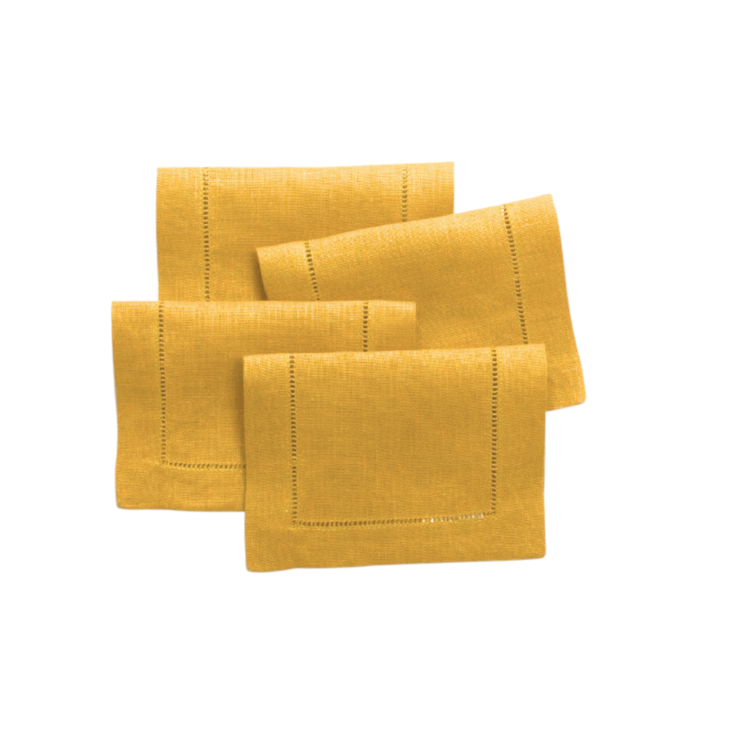 Festival Cocktail Napkin Set in Mustard