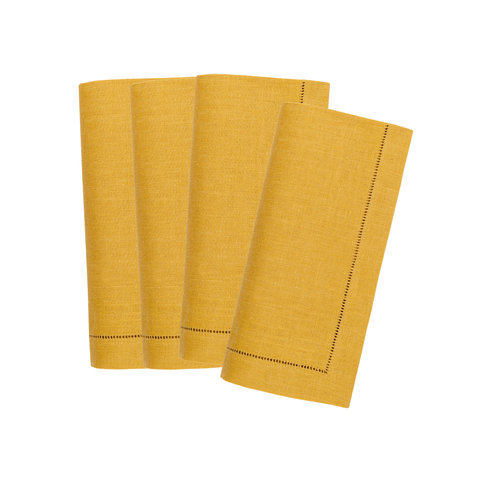 Festival Dinner Napkin Set in Mustard