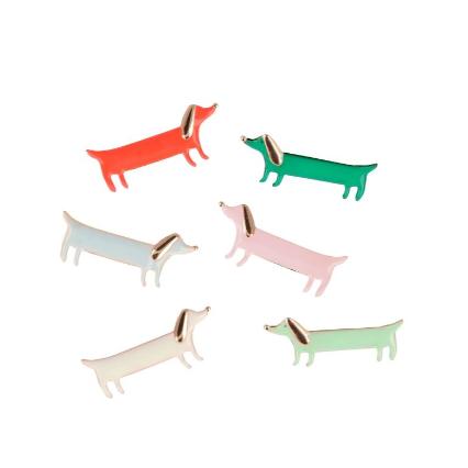 Festive Stripe Sausage Dog Cracker Box Set