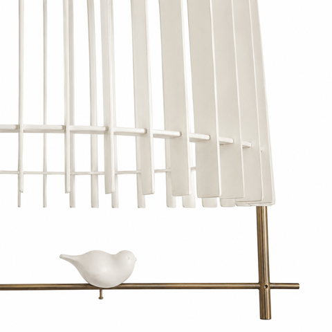 Little Bird Chandelier In White