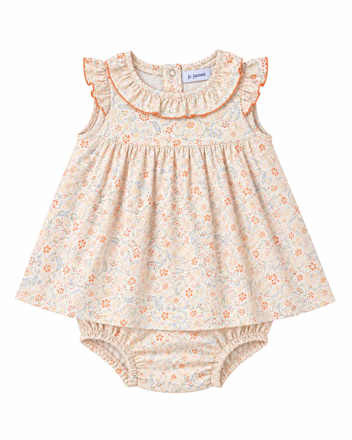 Vivan Pique Short Sleeve Dress + Bloomer Set