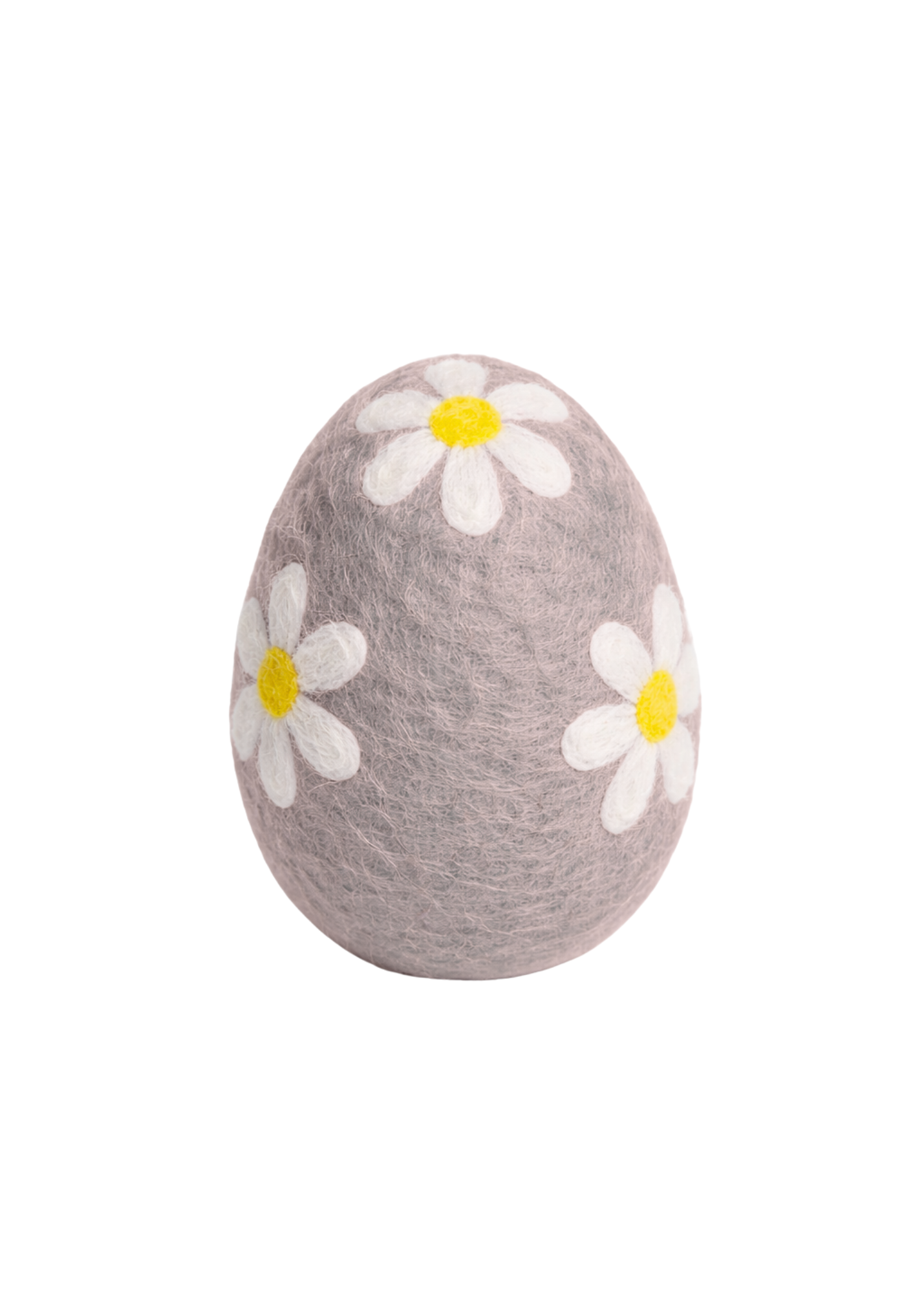 Floral Felted Easter Egg in Lavender