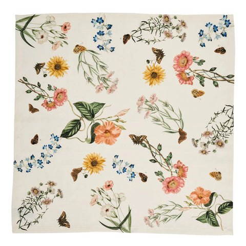 Floral Garden Napkin In Multi
