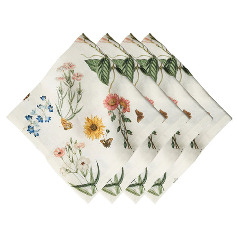 Floral Garden Napkin In Multi