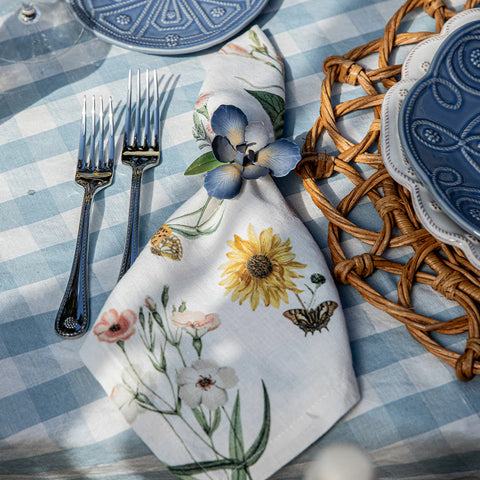 Floral Garden Napkin In Multi