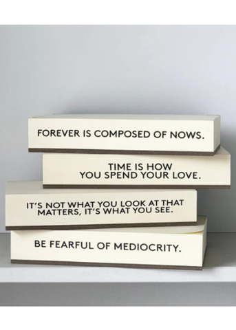 Artist + Writer Quote Notepad | Time is How You Spend Your Love