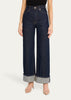 Genevieve Cuffed Jean in Tigris Wash