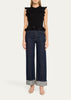Genevieve Cuffed Jean in Tigris Wash