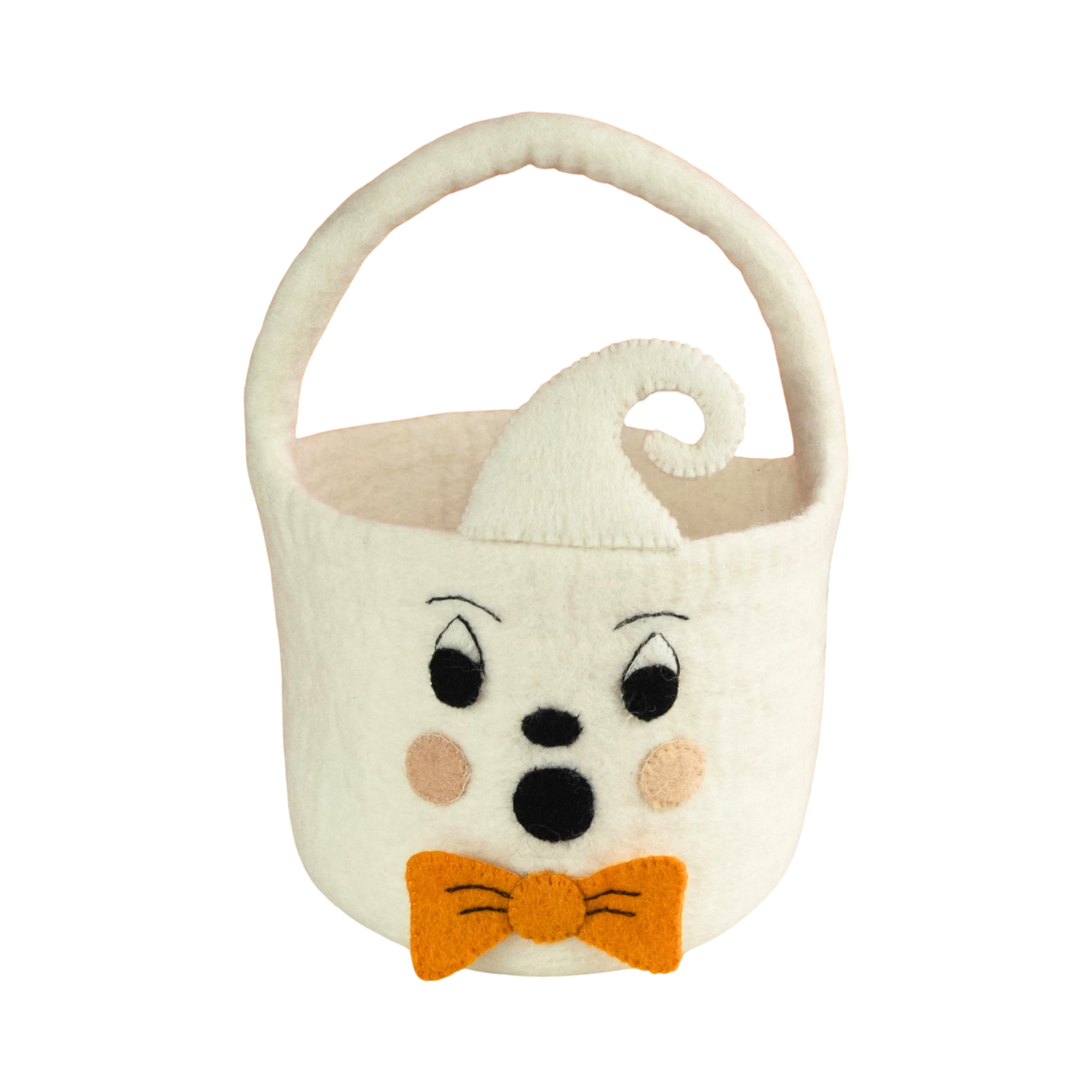 Ghost Felt Halloween Bucket