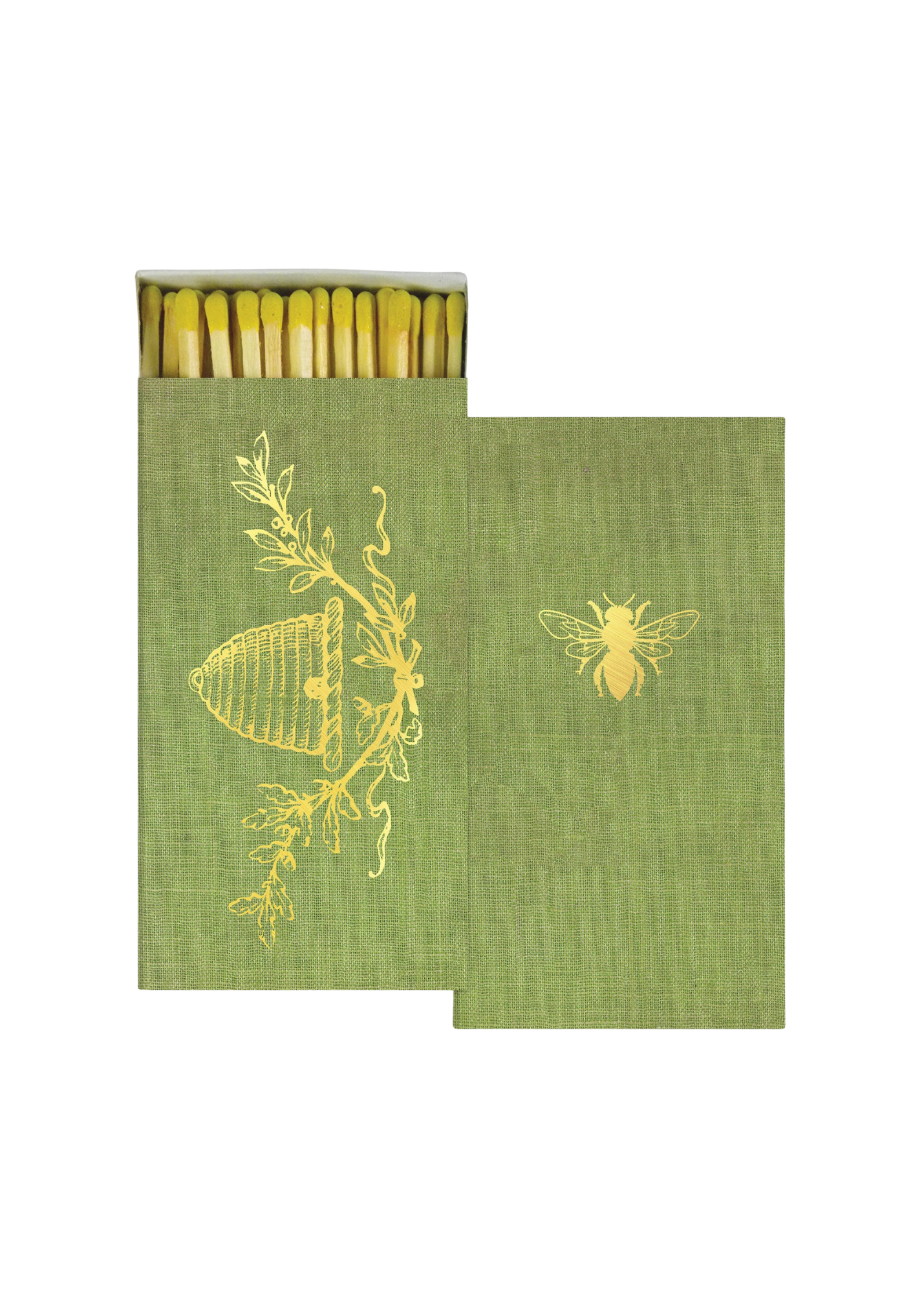 Gold Bee Crest Box of Matches