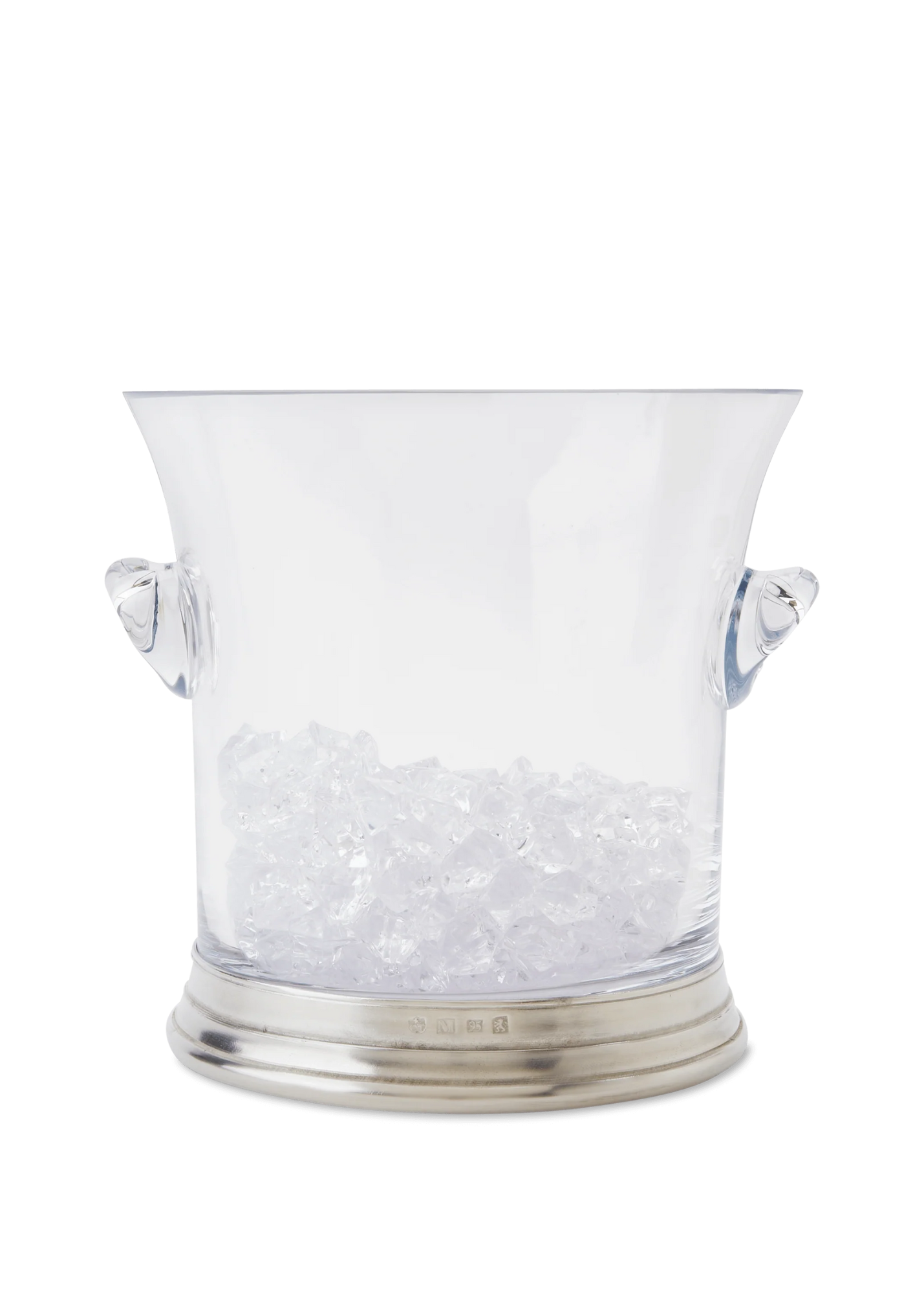 Handled Crystal Ice Bucket