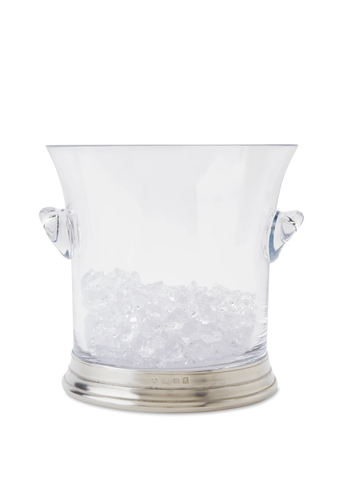 Handled Crystal Ice Bucket