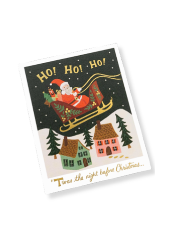 Christmas Delivery Illustrated Greeting Card