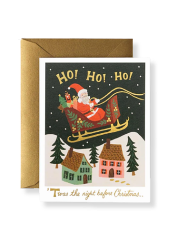 Christmas Delivery Illustrated Greeting Card