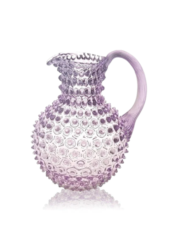 Lilac Round Hobnail Pitcher