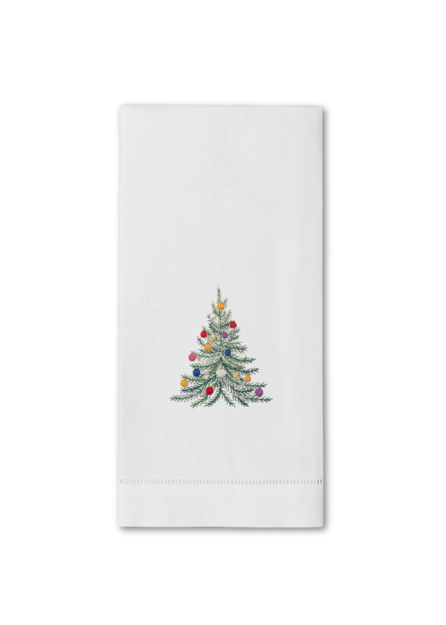 Holiday Tree Embroidered Everyday Towel