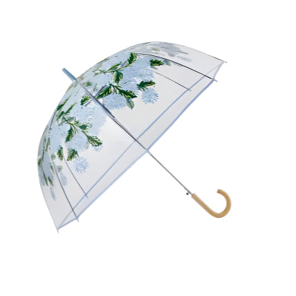 Hydrangea Clear Canopy Umbrella