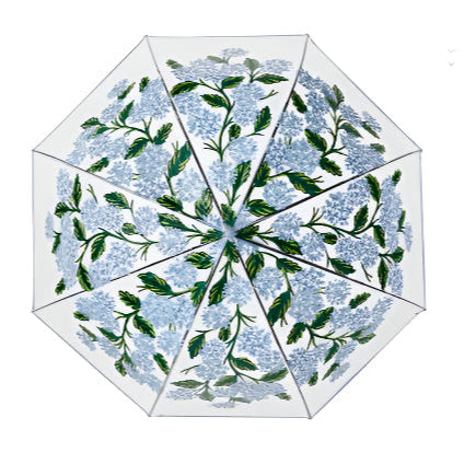 Hydrangea Clear Canopy Umbrella