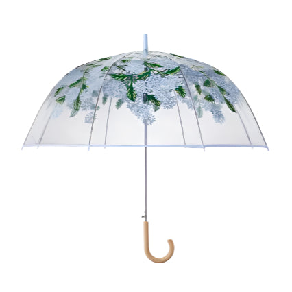 Hydrangea Clear Canopy Umbrella