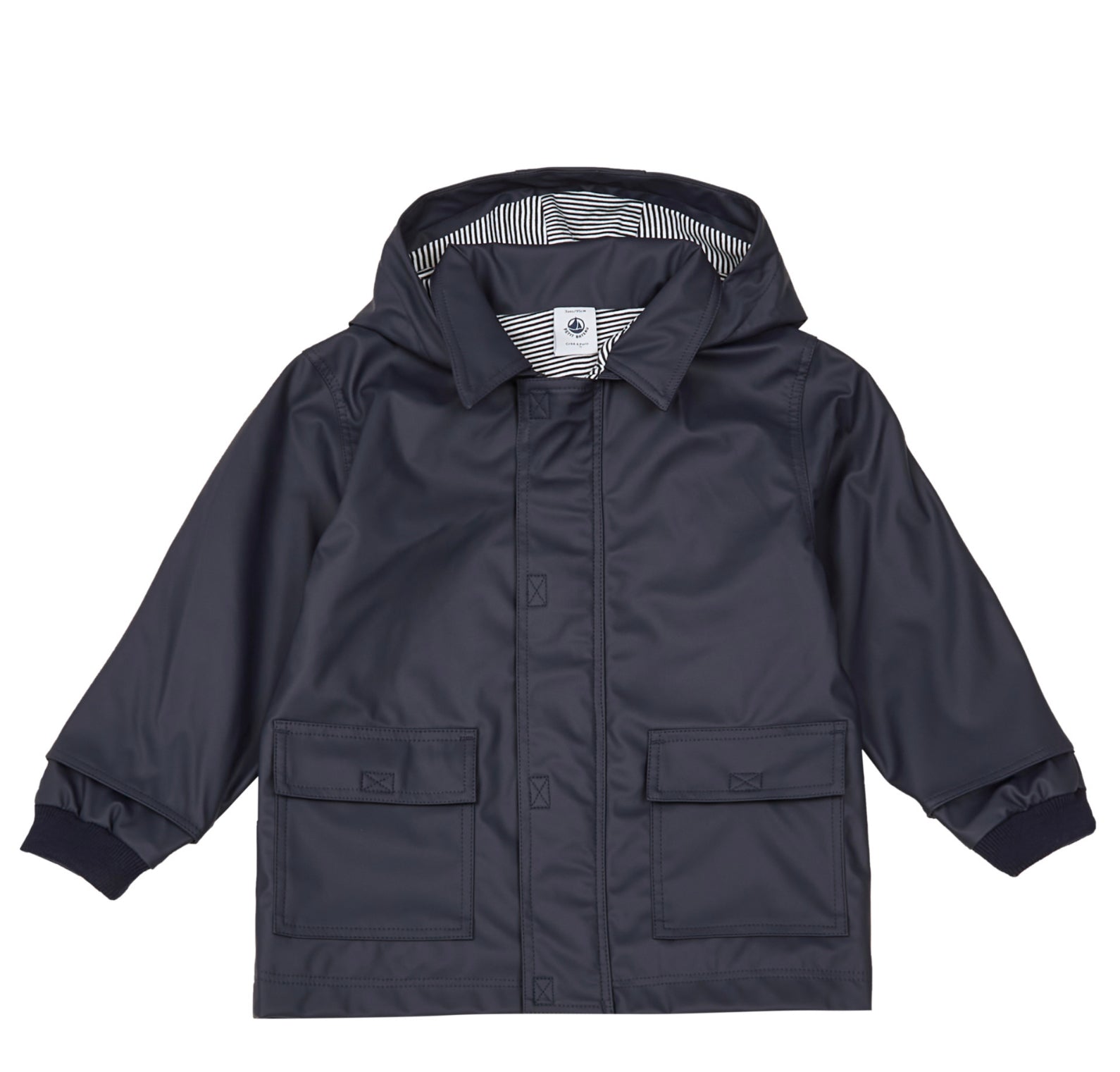 Children's Hooded Rain Jacket in Navy