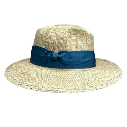 Rise n' Shine Straw Hat in Oat + Azure