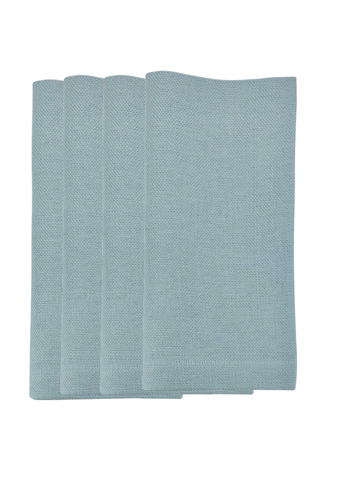 Italian Basketweave Napkin in Ciel