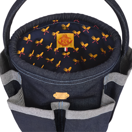 Denim Gardening Bucket Bag