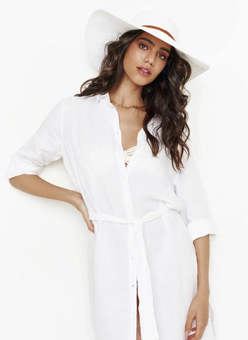 Jemima Hat in White