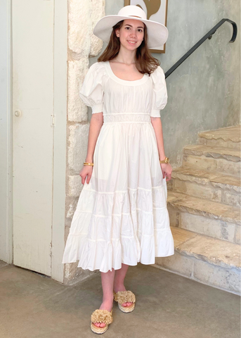 Jemima Hat in White