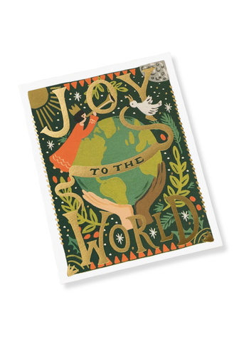 Joy To The World Illustrated Greeting Card