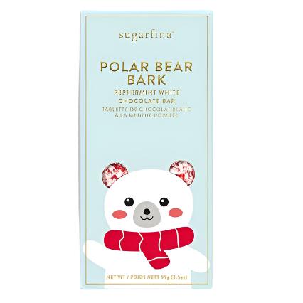 Polar Bear Bark Peppermint White Chocolate Bar