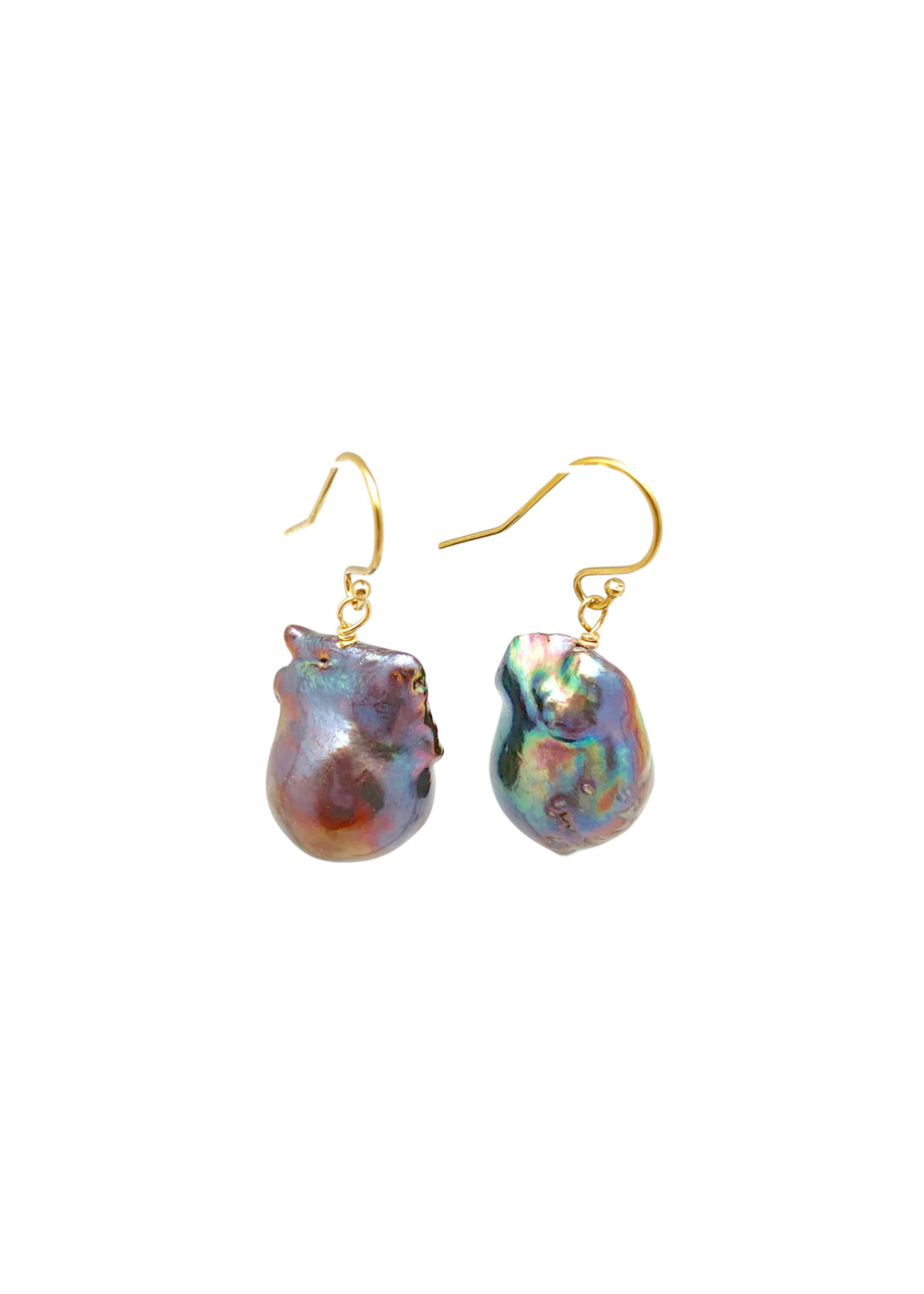 Kate Baroque Pearl Earring in Peacock
