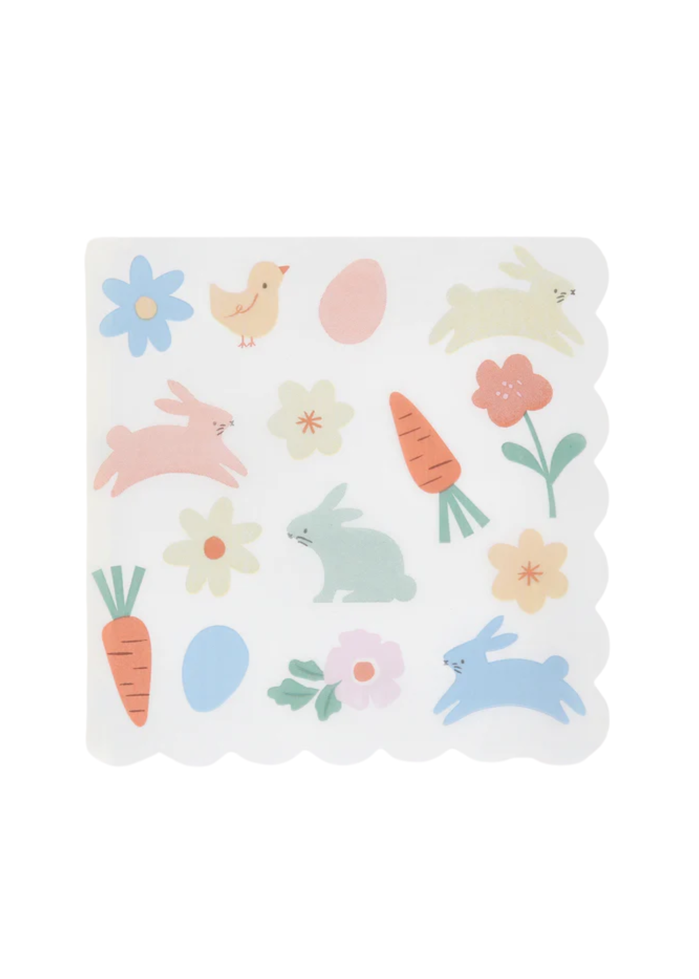 Large Easter Bunny Paper Napkin Set