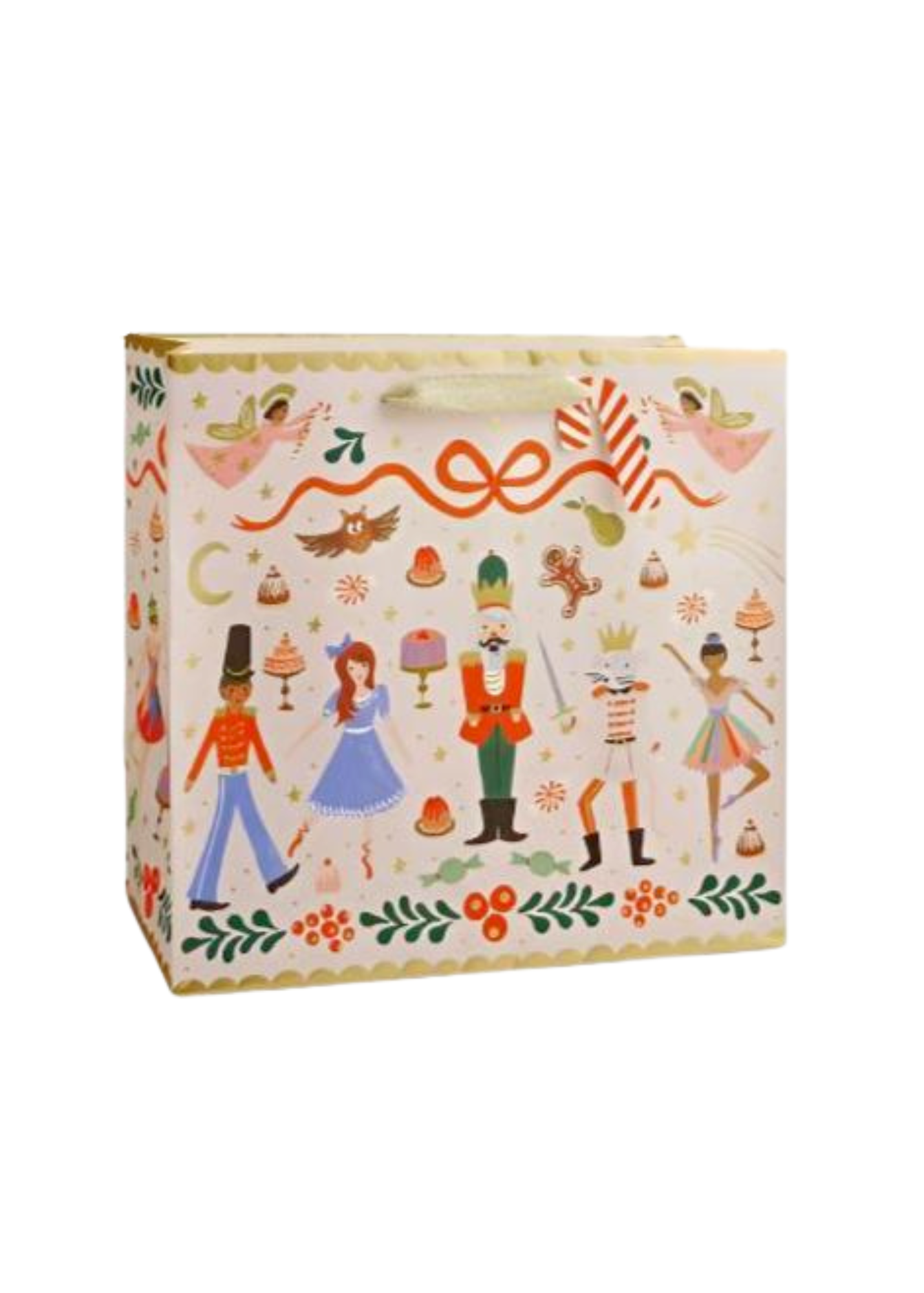 Nutcracker Sweets Large Illustrated Holiday Gift Bag