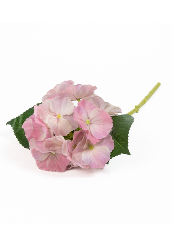 Real Touch Hydrangea Stem in Dusty Mauve