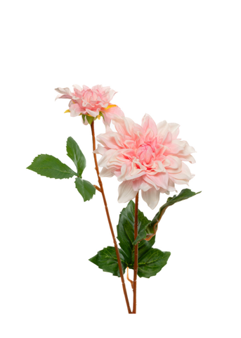 Real Touch Dahlia Stem in Pink