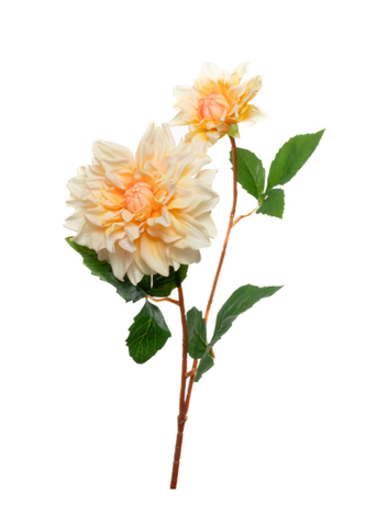 Real Touch Dahlia Stem in Yellow