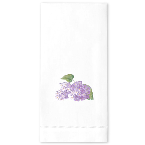 Embroidered Lilacs Everyday Towel