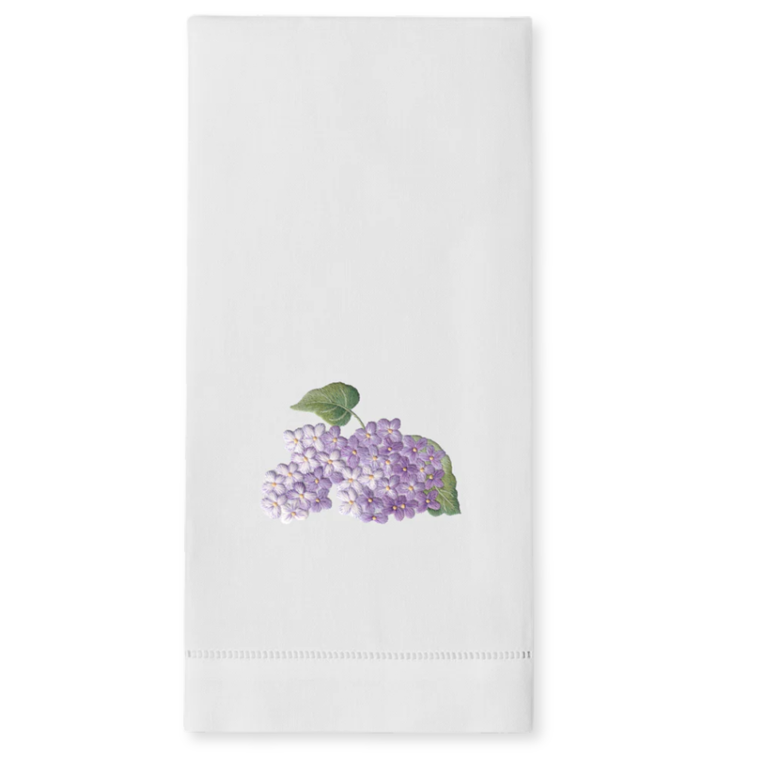 Embroidered Lilacs Everyday Towel