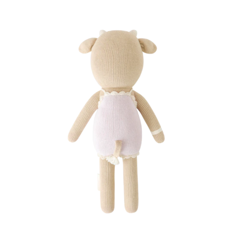Ava The Cow Crochet Doll In Lavender