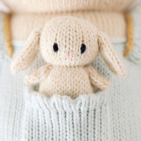 Little Briar The Bunny Crochet Doll In Blue
