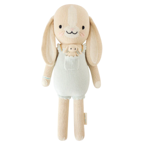 Little Briar The Bunny Crochet Doll In Blue