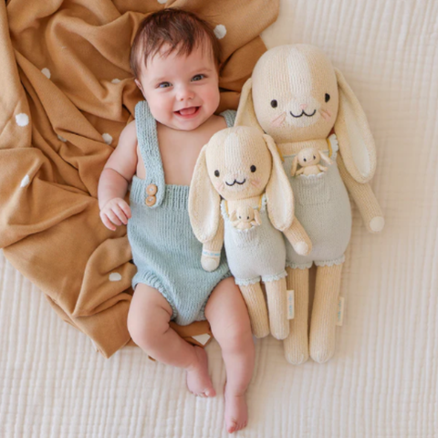 Little Briar The Bunny Crochet Doll In Blue