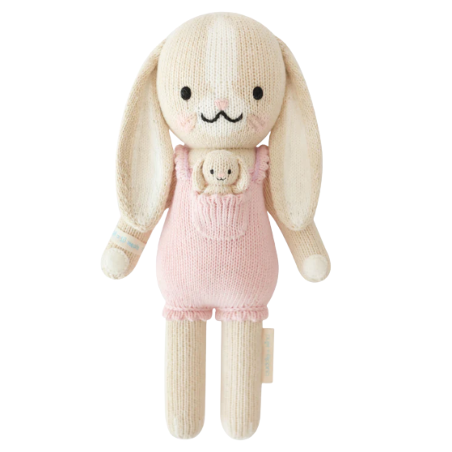 Little Briar The Bunny Crochet Doll In Peony Pink