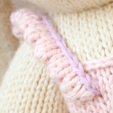 Little Briar The Bunny Crochet Doll In Peony Pink