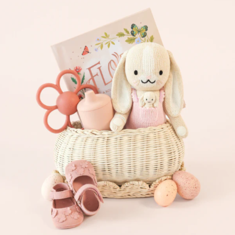 Little Briar The Bunny Crochet Doll In Peony Pink